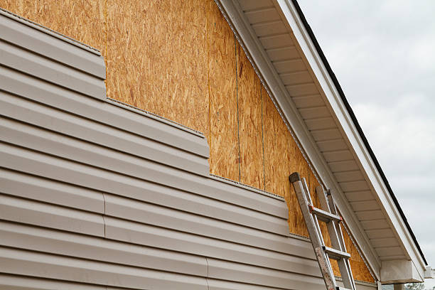 Professional Siding technician working in Rawlings, VA